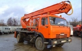 Автовышки от 18 м., телескопические и коленчатые