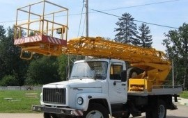 Автовышка 18м 22 телескоп