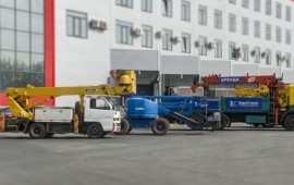 Автовышка AICHI SH140 на базе ISUZU (16 м / 0,5 т)