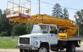 Аренда автовышки телескоп (18м) колено22м