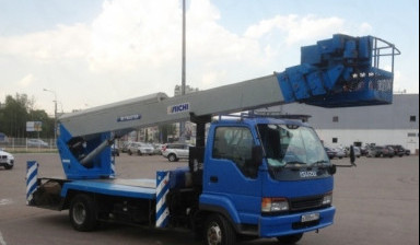 Аренда автовышки 18-28м Isuzu