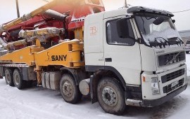 Услуги автобетононасоса 16, 24, 36 и 48 метров
