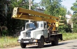 Аренда, услуги автовышки, автогидроподъемника в Игнатовке