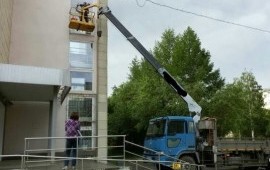 Автовышка на базе автоманипулятора