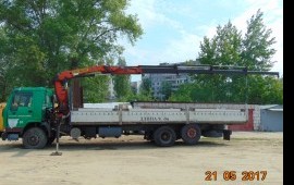 Грузоперевозки манипулятор 15т. кузов 9 м.