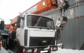 Аренда автокрана 25т 21м
