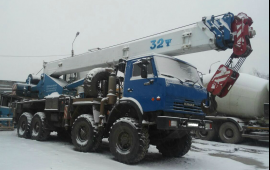 Аренда автокранов 16.25.32.40.50.60 тонн