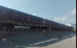 Щебень гранитный на вагонах