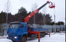 Услуги манипулятора-автовышки 23метра