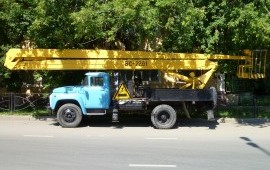 Предоставляем услуги автовышки 17 и 22м