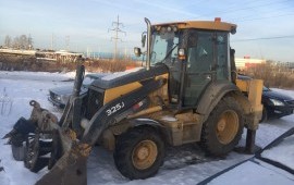 Аренда экскаватора-погрузчика John Deere 325J