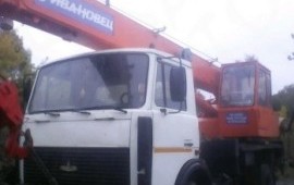 Услуги автокранов маз 18м/16т в Рогнедино