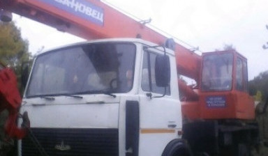 Услуги автокранов маз 18м/16т в Рогнедино