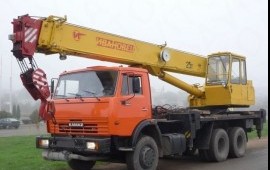Услуги/Аренда Автокран 25т Кран Ивановец в Вольгинском
