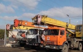 Услуги автокрана от 1 до 25т, стрела 21.7-31м в Каменке