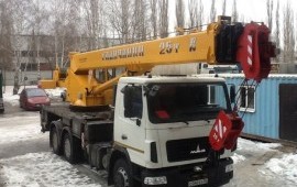Аренда Автокрана 16,25,30,40,50,100 тонн