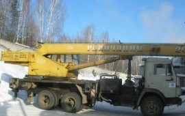 Услуги автокрана 16 тонн стрела 22 метра