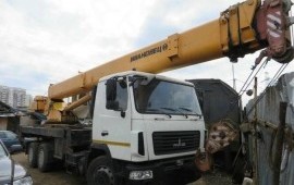 Автокран маз (25 тонн,31 стрела ) в аренду