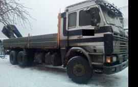 Манипулятор-кран Скания трехосная