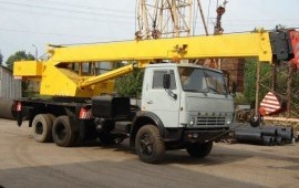 Кран (автокран) 20, 25 тонн, услуги, аренда