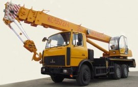 Аренда Автокранов «Машека» 25 тонн КС-55727-1