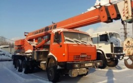 Аренда автокрана Камаз «Ульяновец», 25 тонн