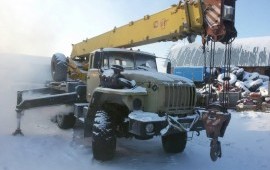 Услуги автокрана УРАЛ-5570 КС – 35714 с экипажем