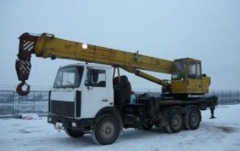 Аренда Автомобильный кран "Ивановец" на шасси МАЗ
