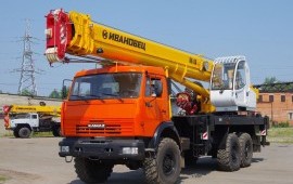 Спецтехника автокран вездеход КАМАЗ