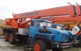 Аренда автокрана Ульяновец 25т
