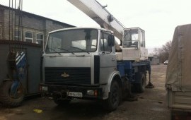 Автокраны 16-25 тонн, стрела 15-35 метров.