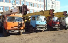 Услуги спецтехники, автокраны