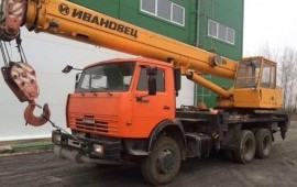 Услуги автокрана 25 тонн