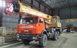 Аренда Автокран Галичанин — 25 тонн (Вездеход)