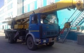 Услуги автокранов от 14т до 50т в Маслянино