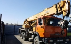Услуги автокрана 25т с ростехнадзором в Ордынском