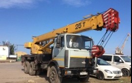 Услуги автокрана 43м.Ивановец 16-25т.(гусек) в Татарске