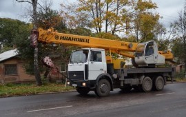 Услуги автокрана 14 т, 16 т, 25 т.