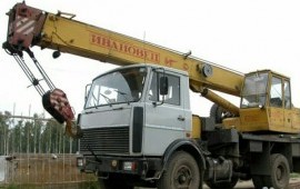 Услуги автокрана Ивановец, маз. 14 метров, 14 тонн