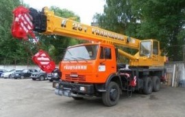 Аренда Автокран КамАЗ 65115-62 25 тонн