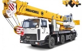 Аренда автокрана Челябинец г/п 25т