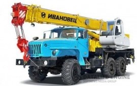 Аренда автокрана УРАЛ КС-45717-1 ИВАНОВЕЦ 25 Т