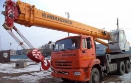 Аренда автокрана 25 т