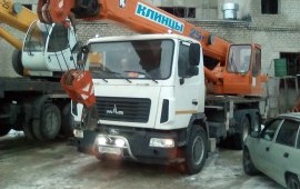 Услуги автокрана 25т28м