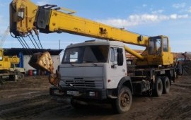 Услуги автокрана 25т. стрела 21.5м