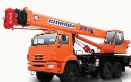 Услуги автокрана 25 тонн