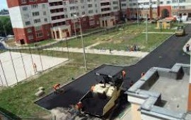 Асфальтирование и благоустройство территории