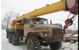 Аренда автокрана вездеход 25 т.