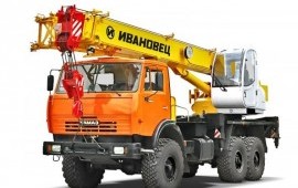 Аренда автокрана 25т(вездеход),собственник