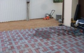 Укладка Тротуарной плитки, асфальтирование.